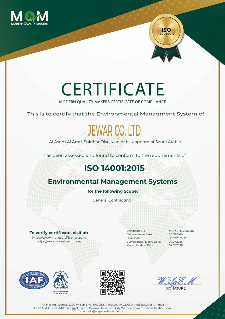 JEWARCO official ISO document preview 2